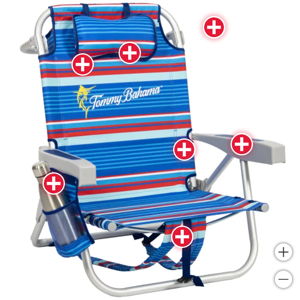 Tommy Bahama Beach Chair 2-pack - Costco