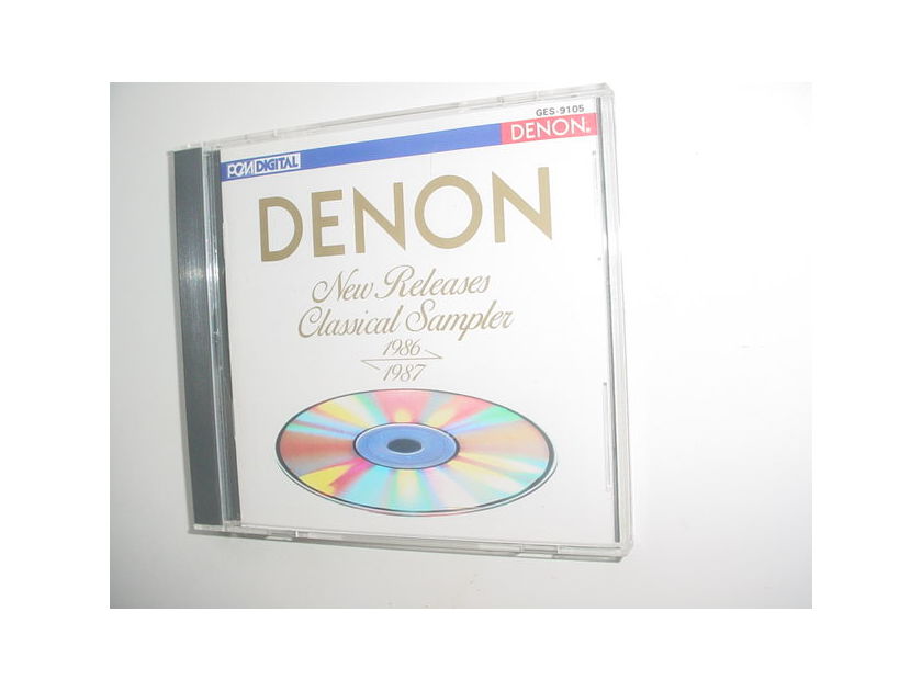 DENON - New Releases Classical Sampler cd 1986 1987