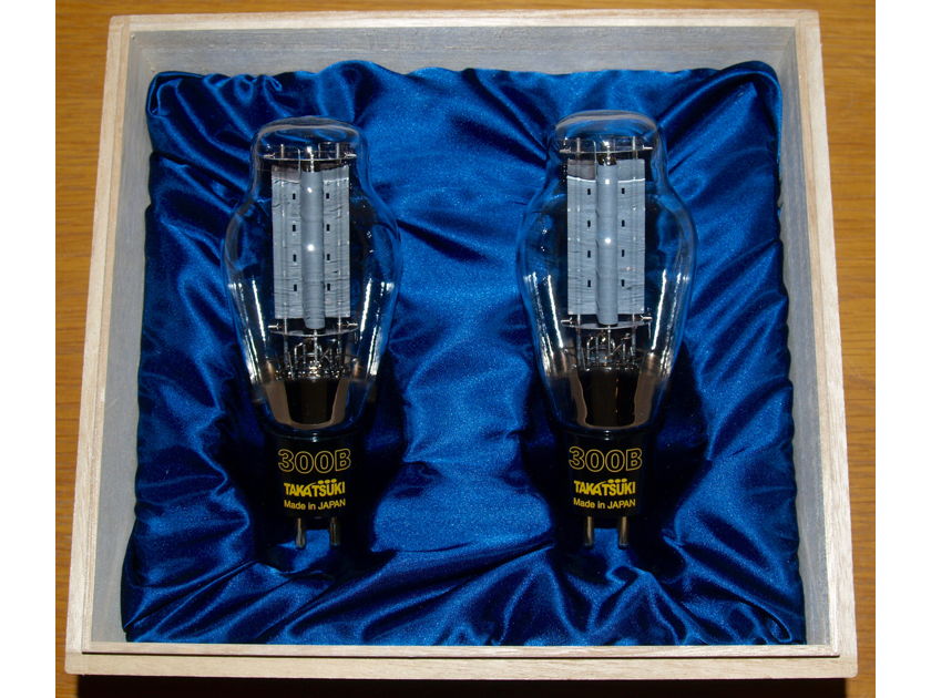 TAKATSUKI 300B tubes MATCHED PAIR These are the  gold standard for currently produced 300B's