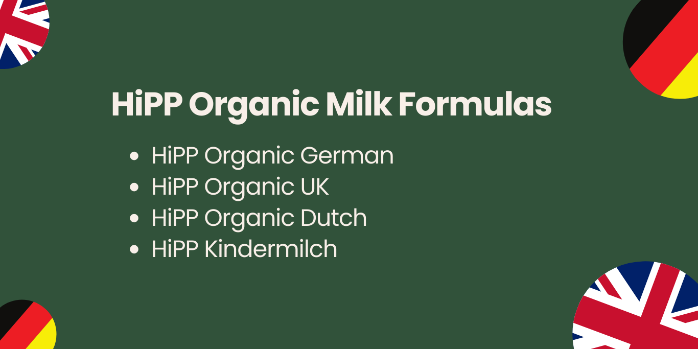 HiPP Organic Formulas | My Organic Company