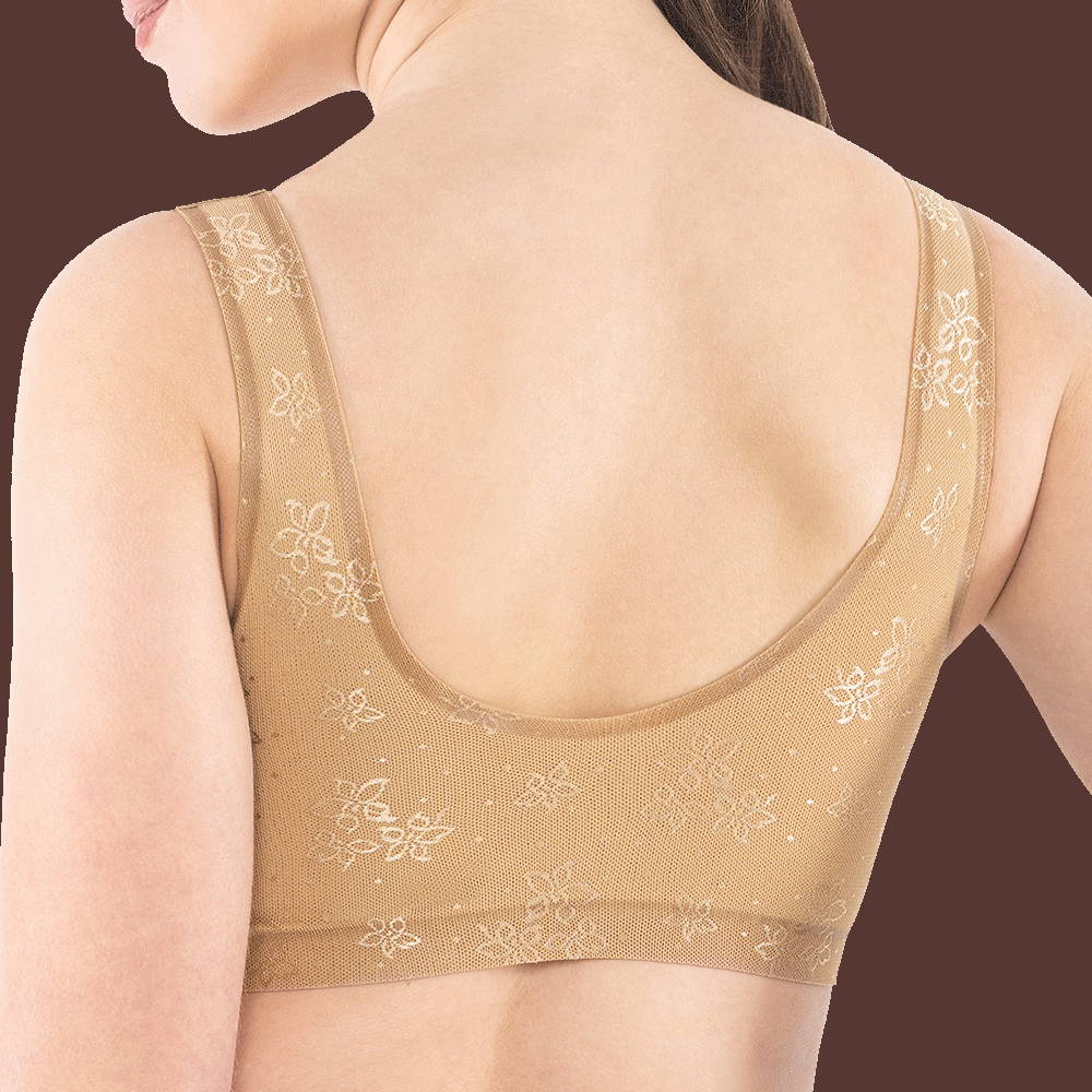 Broad Straps & Anti Roll Design Front Open Bra for women with Broad straps, Anti Roll design