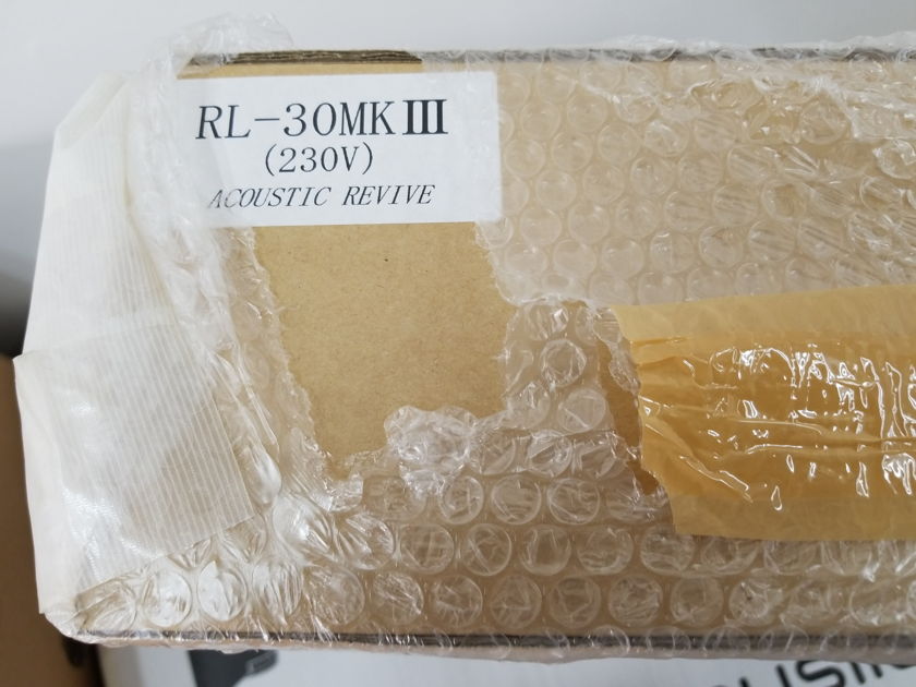 Acoustic Revive RL-30 Mark III Demagnetizer Brand new in the box 230v version