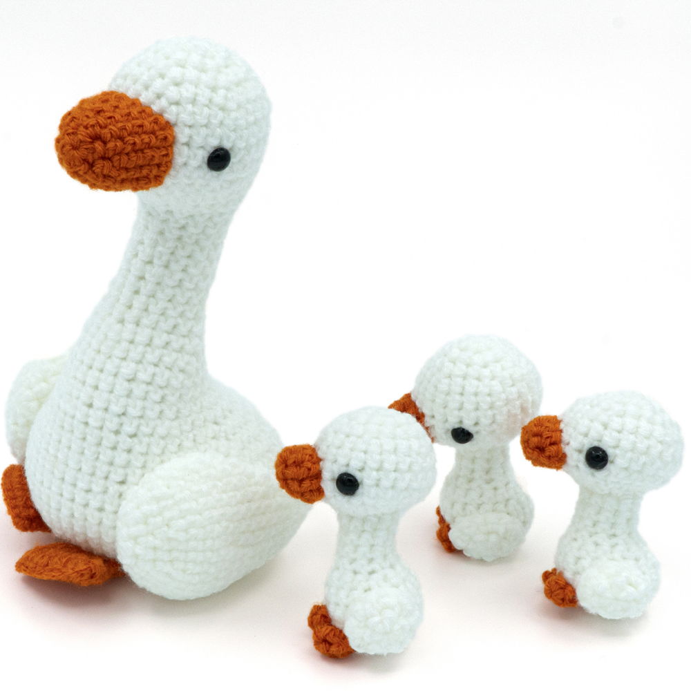 Amigurumi Goose Family