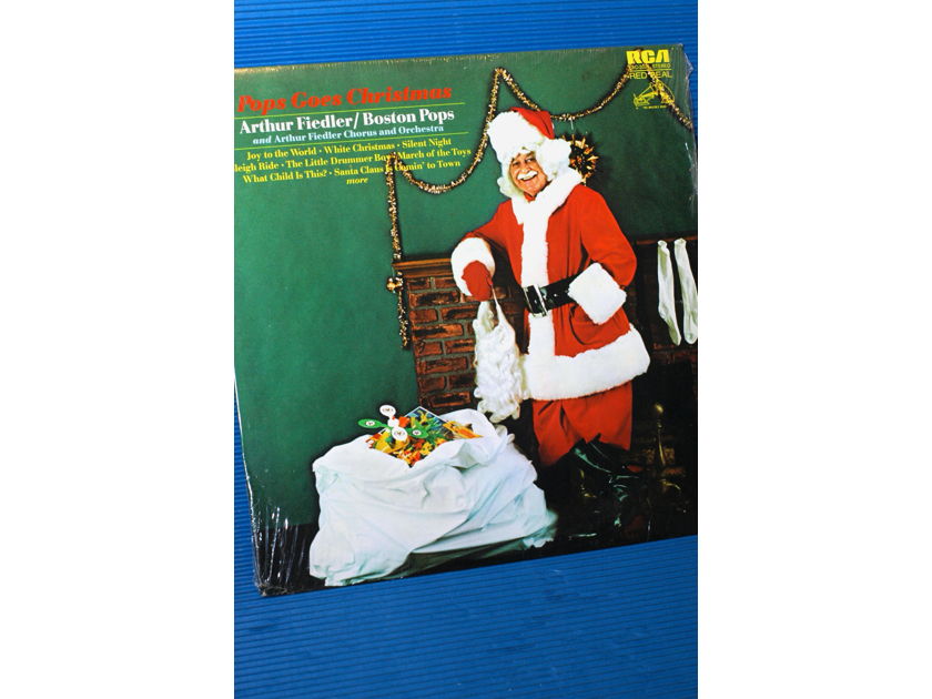 "POPS GOES CHRISTMAS" - / Fiedler / Boston Pops - RCA 1972 SEALED
