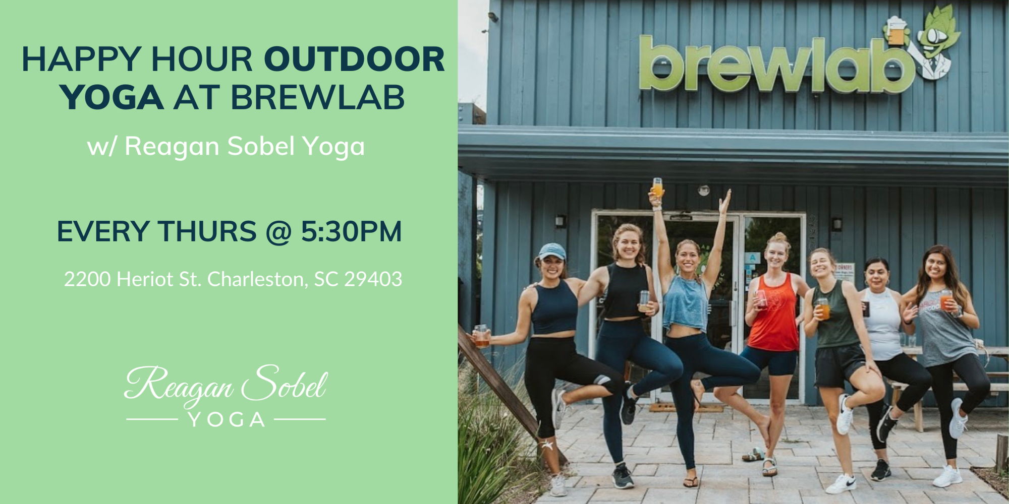 Outdoor Yoga at Brewlab w/ Reagan Sobel promotional image