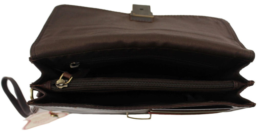 PULL UP LEATHER MEN'S CLUTCH BAG STYLE 51013 - Image 7