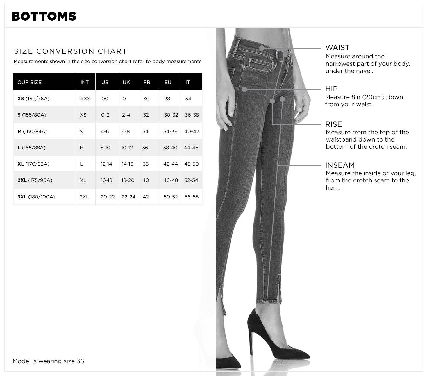 Size Guide – ZCRAVE