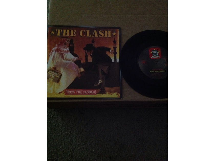 The Clash - Rock The Casbah/Long Time Jerk CBS Records U.K. 45 Single With Picture Sleeve Vinyl NM