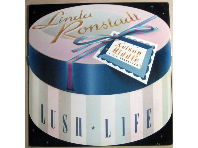 Linda Ronstadt With Nelson Riddle & His Orchestra - Lush Life - 1984 Asylum Records 60387-1