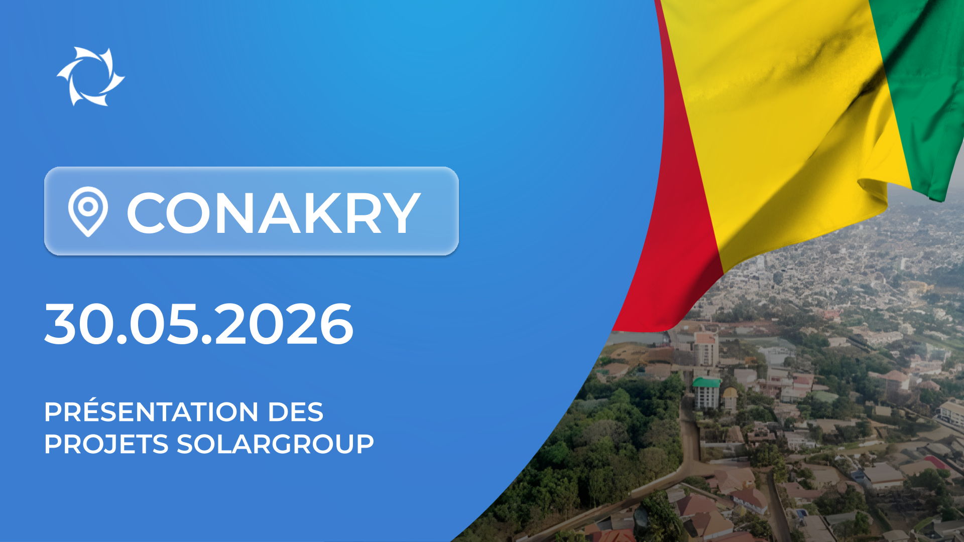 Présentation des projets SOLARGROUP à Conakry en Guinée