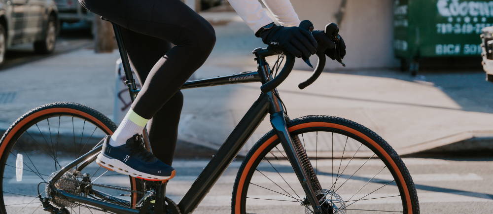 Rider on Cannondale Topstone Neo Gravel ebike