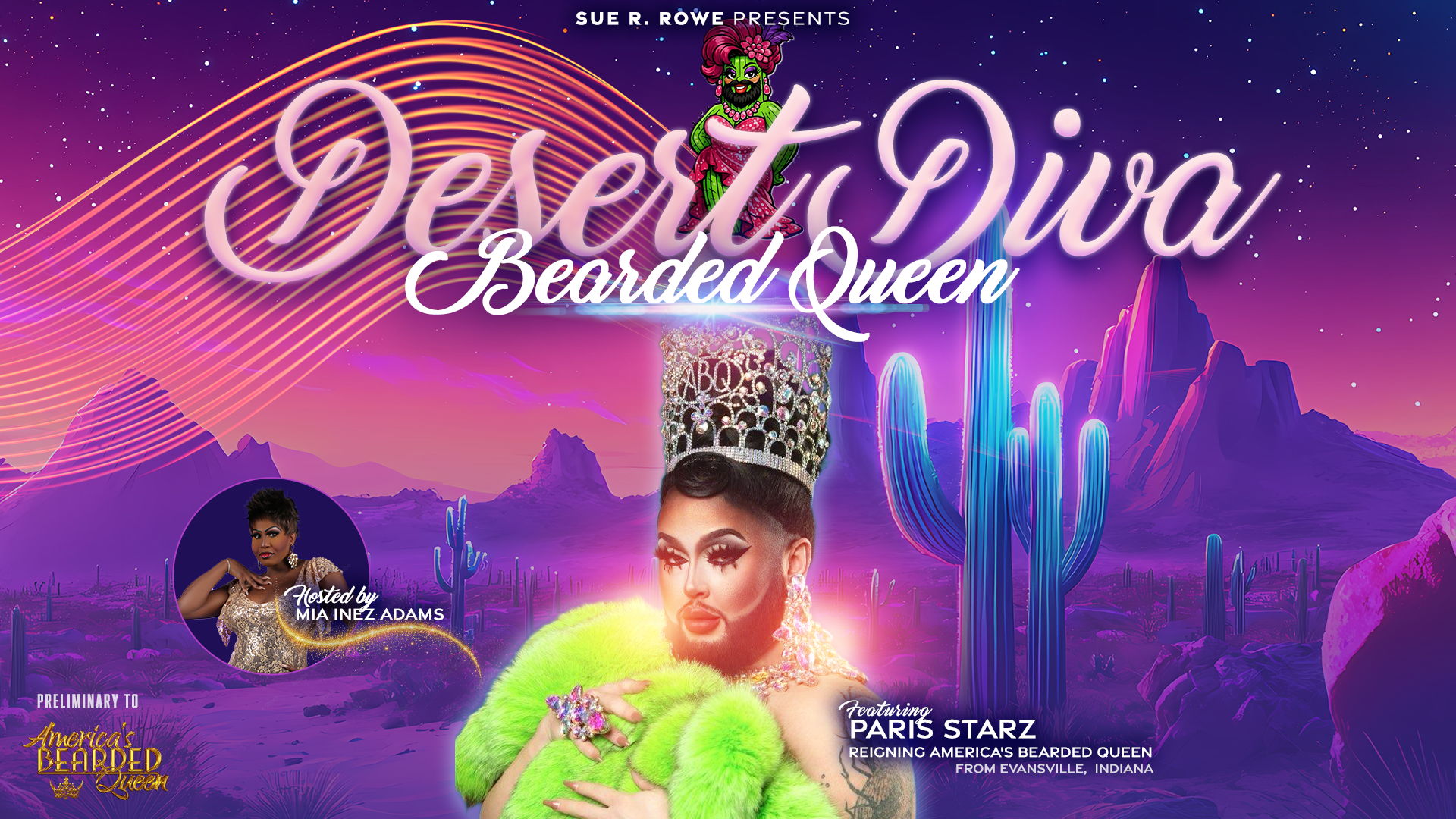 Desert Diva Bearded Queen