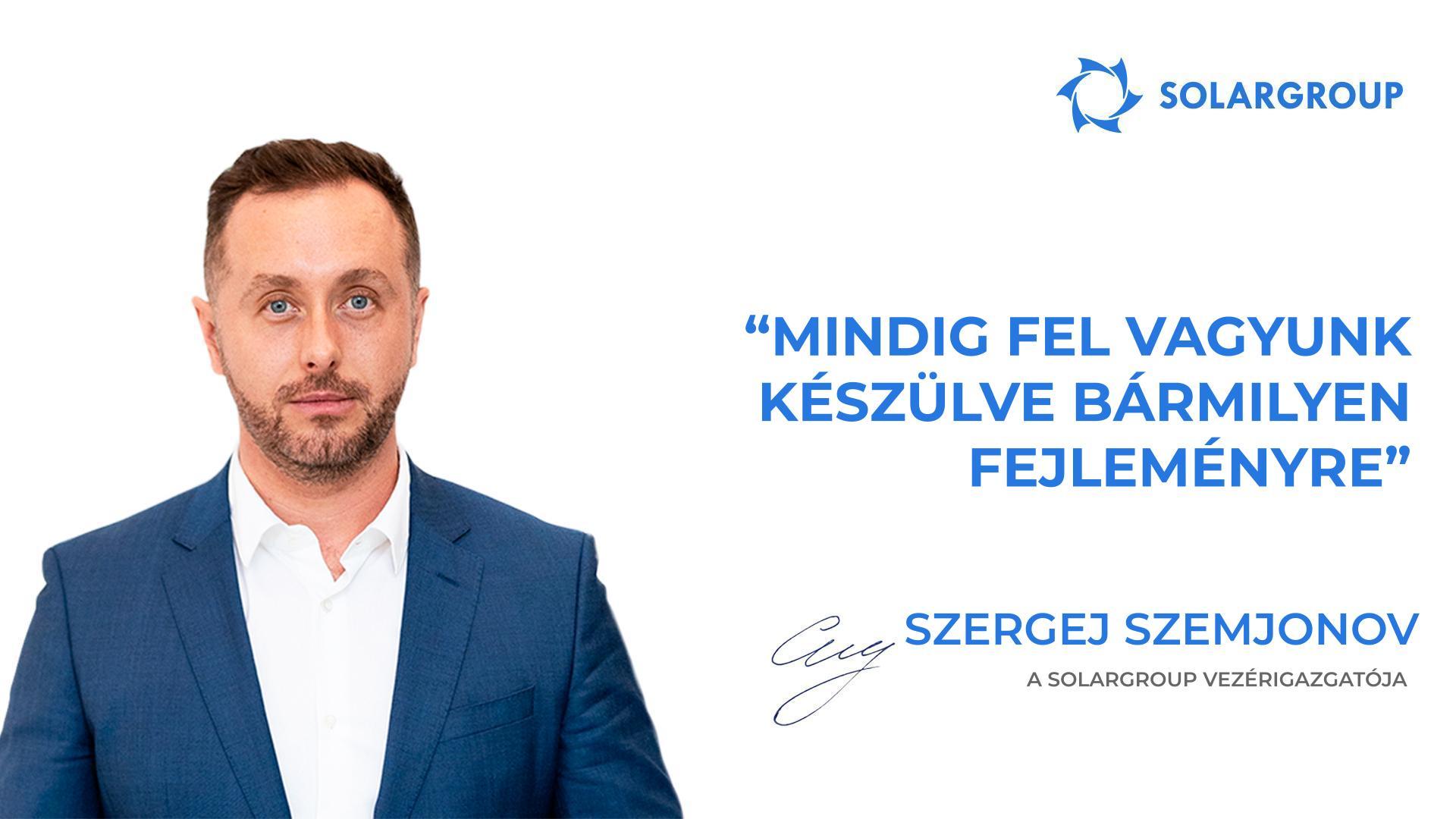 Mindig készen állunk minden féle fejlesztésre