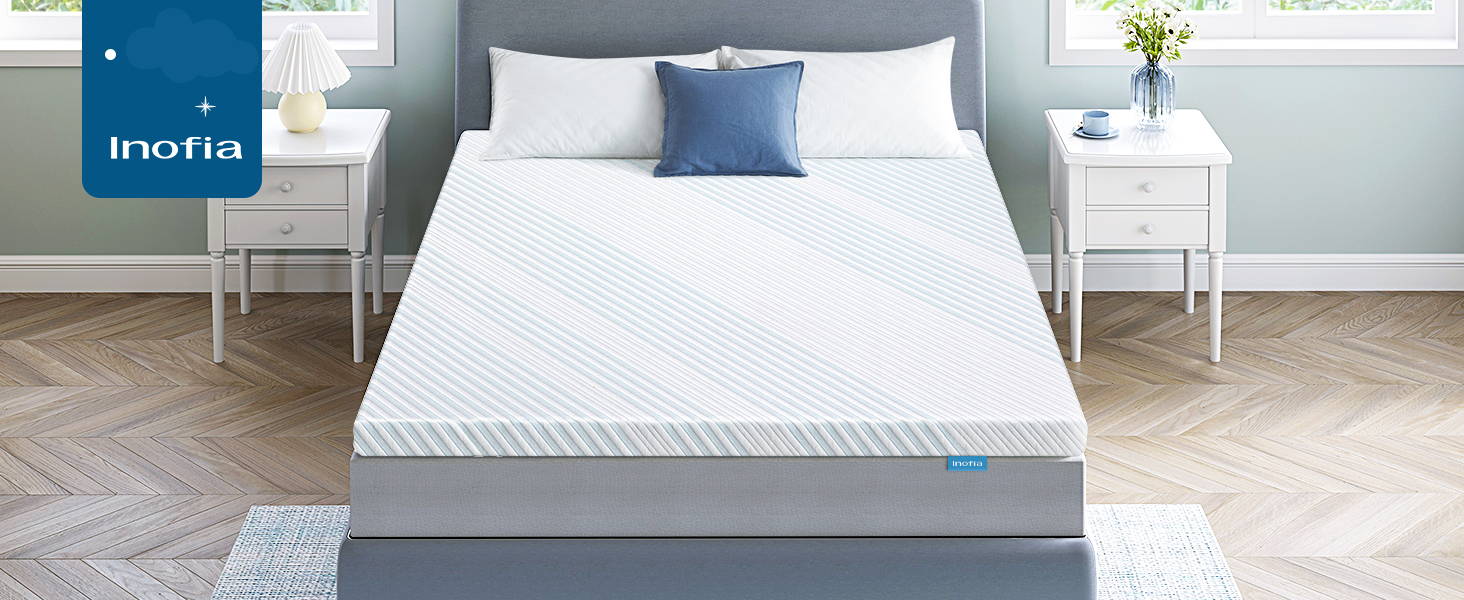 Inofia 3FT Single Mattress,12 Inch CloudLux Memory Foam Mattress with Pocket Sprung,Medium Firm with Tencel Fabric,Fire Resistant Barrier,Pressure Relieving,OEKO-TEX Certified Single(90×190×30cm)