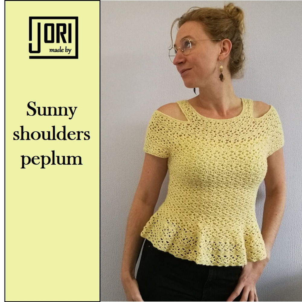 Sunny Shoulders Peplum