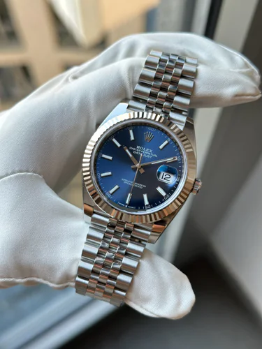 Rolex Datejust 126334 Blue Dial with Index Hour Markers