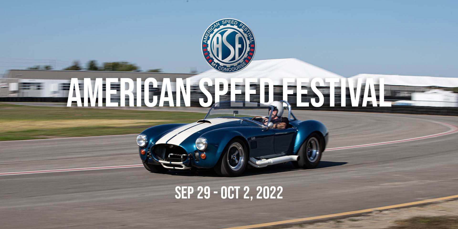American Speed Festival 2022 promotional image