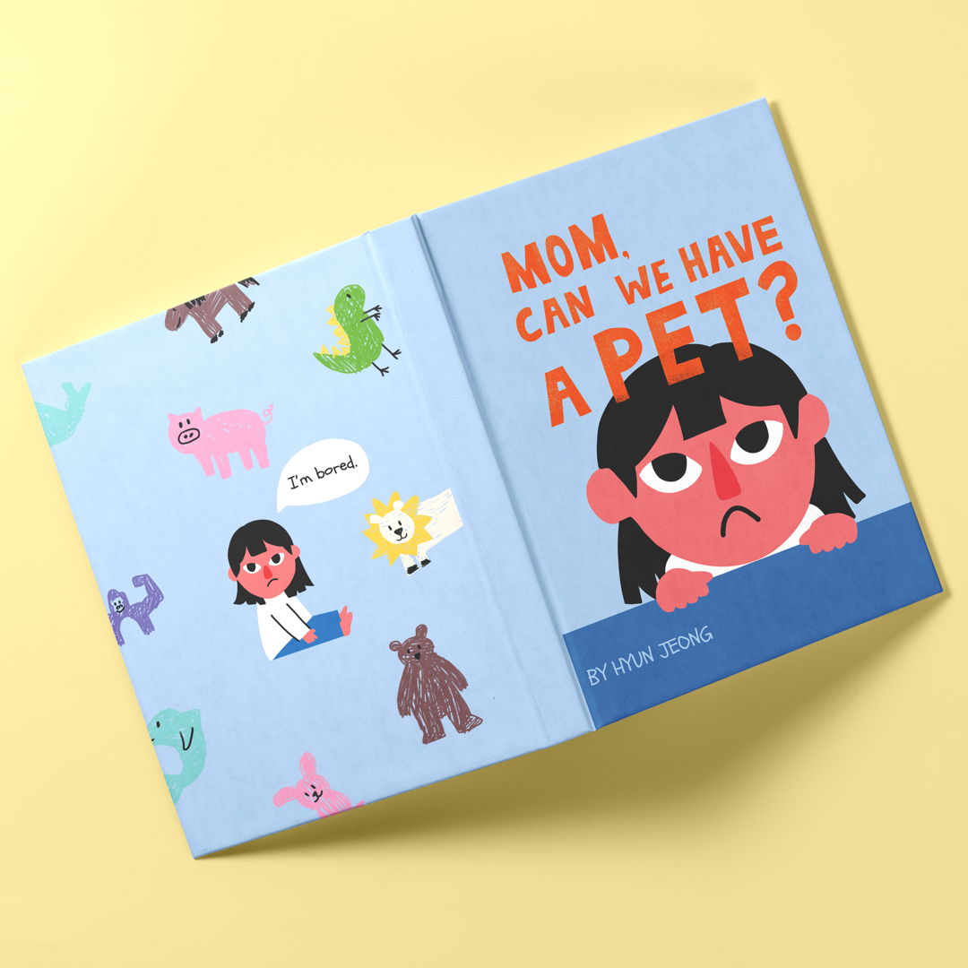 Image of "Mom, Can We Have A PET?" Children's Book
