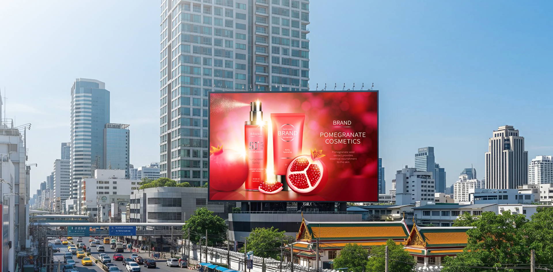 จอประชาสัมพันธ์ LED แบบ Outdoor