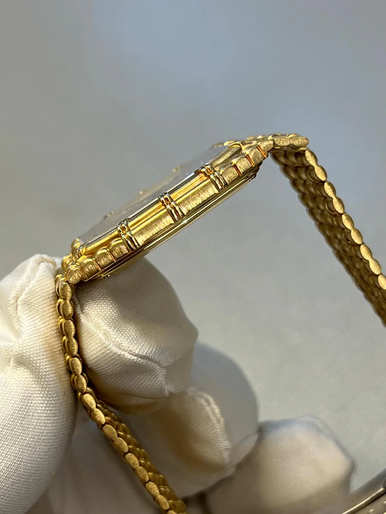 Bamboo Diamond Dial with Rubies Integrated Bracelet 17.9 cm