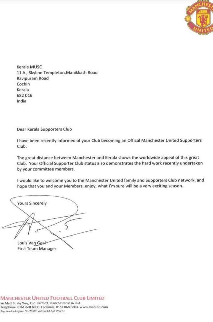 LVG's Letter