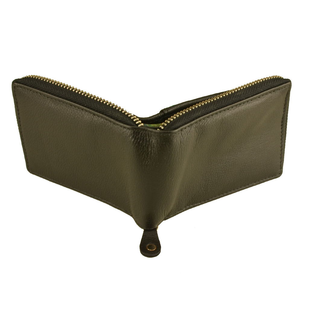 RFID Lined Cow Hide Leather Wallet Style 11011 - Image 6