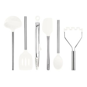 Tovolo Silicone Utensil 6 Piece Set, White