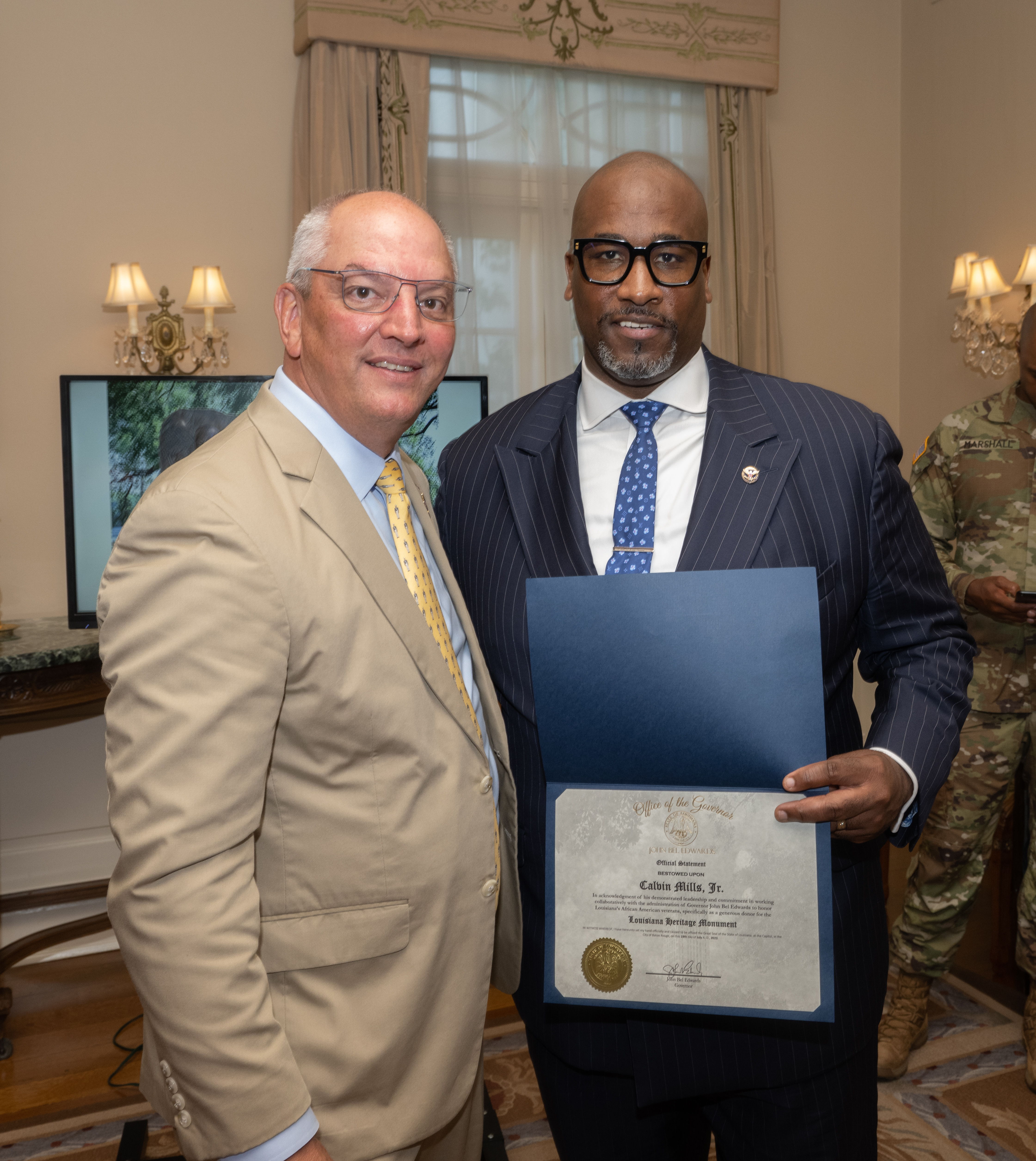 Receiving an Official Statement from Louisiana Governor John Bell Edwards & the State of Louisiana