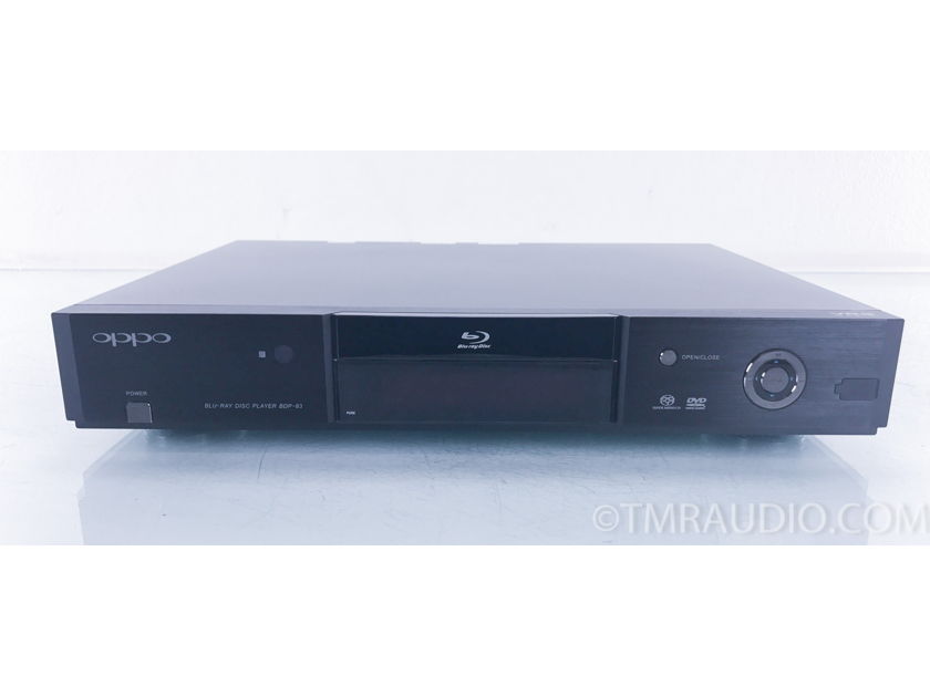 OPPO Digital BDP-83 Blu-Ray CD SACD Disc Player with ASI-Tek Modification (3371)