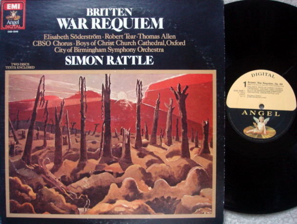 EMI Angel Digital / RATTLE,  - Britten War Requiem,  NM...