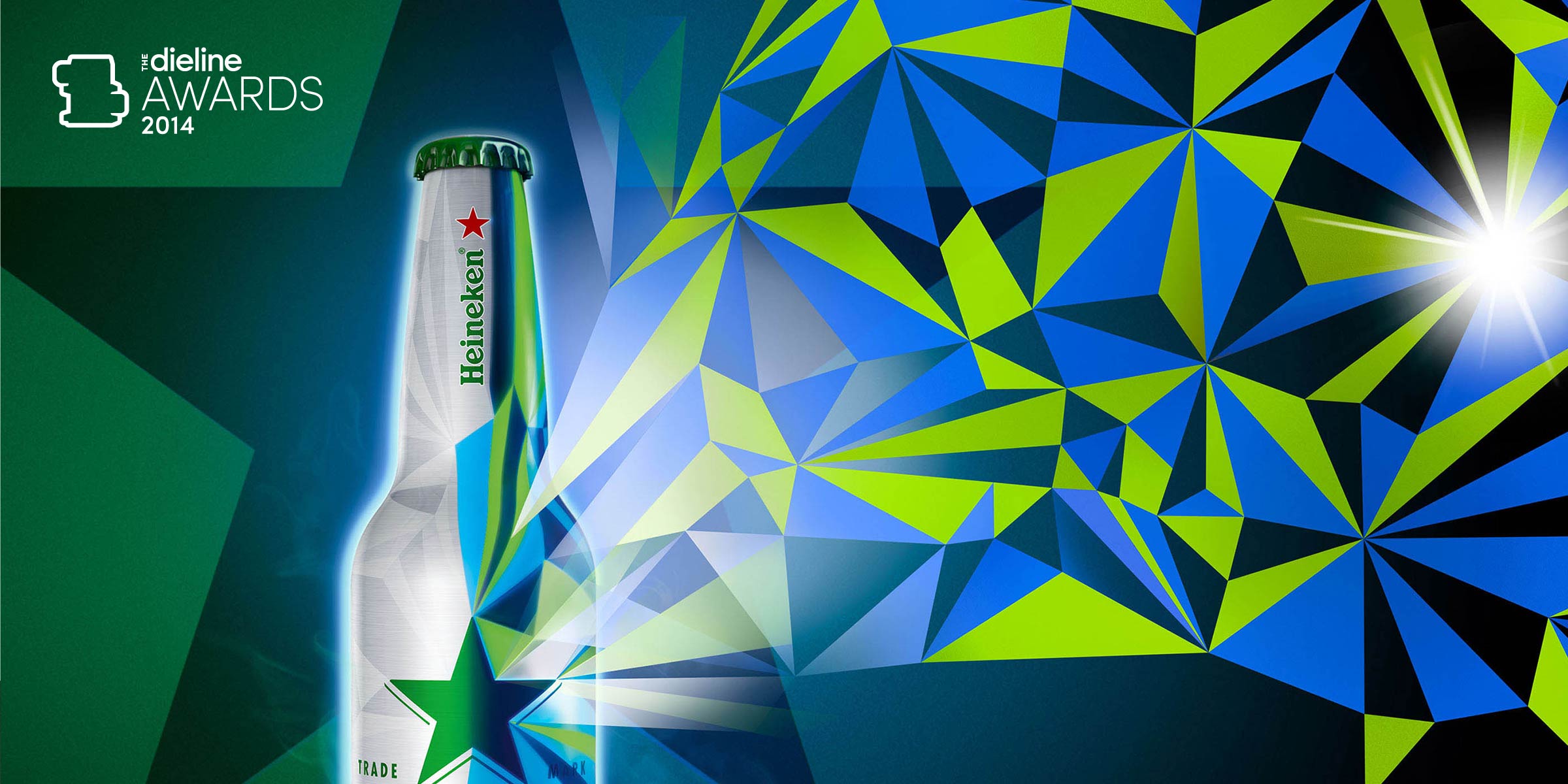 The Dieline Awards 2014: Beer & Malt Beverages, 2nd Place – Heineken Club Bottle