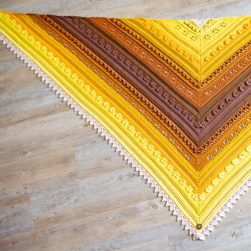 Golden Harvest Shawl