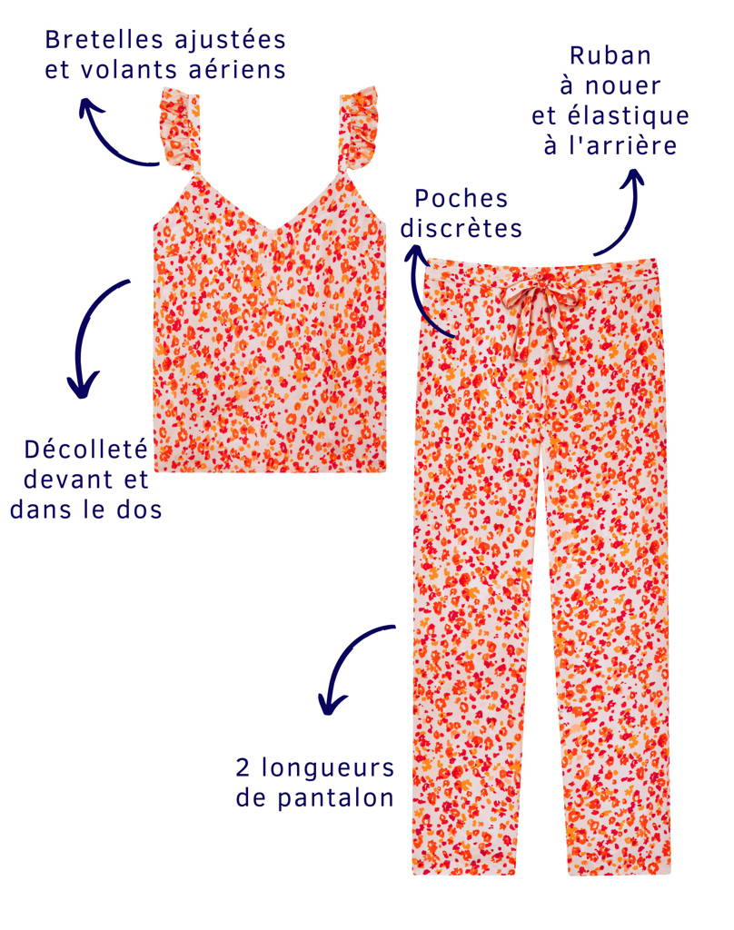 Nêge Paris - Pyjama en tencel lyocell certifié oeko-tex