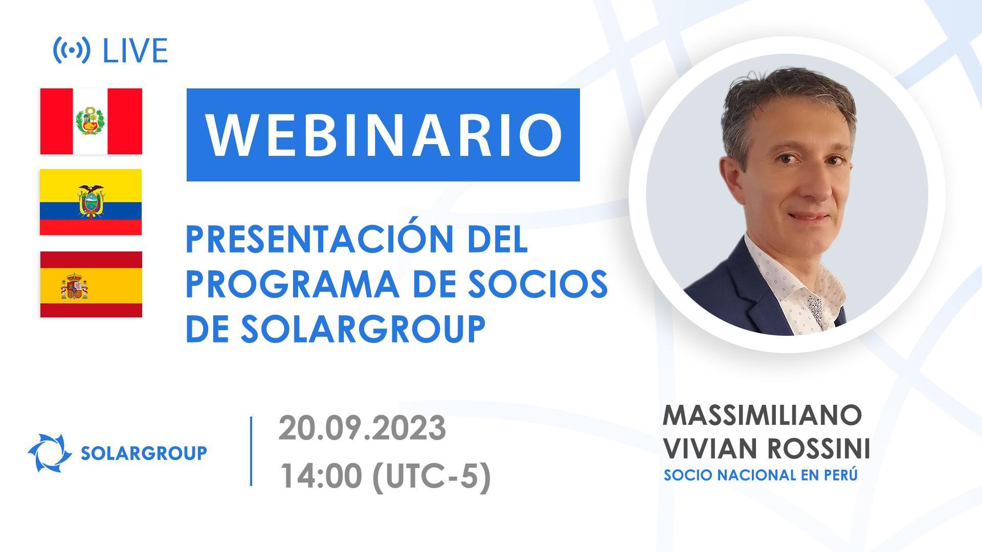 Peru. Presentación del programa de socios de SOLARGROUP