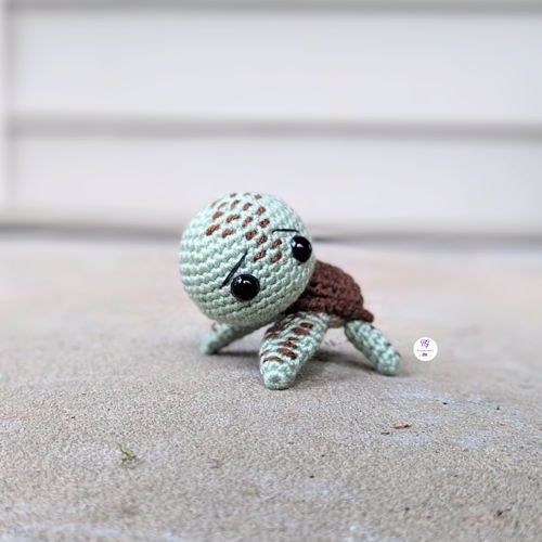 Verpletter zeeschildpad Amigurumi