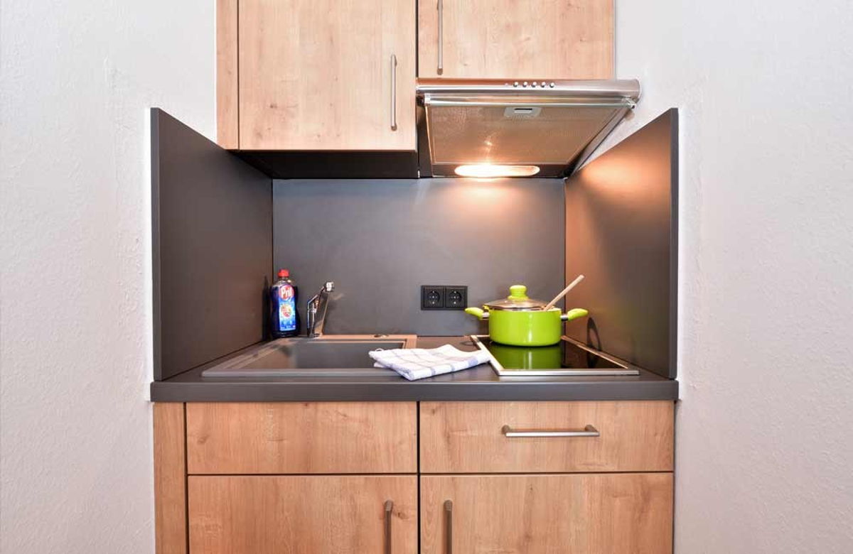 Ferienwohnung mit kleiner Kochnische zur Selbstversorgung im Urlaub