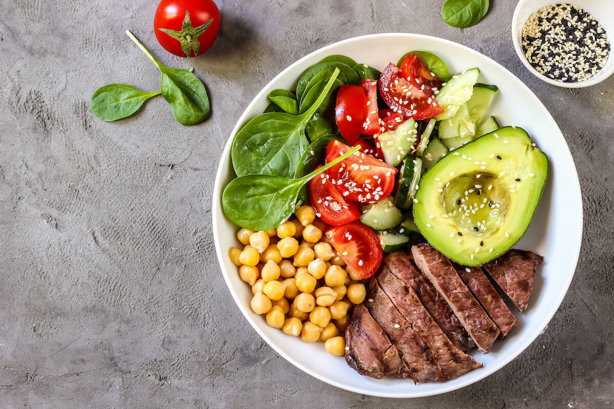 Healthy salad bowl