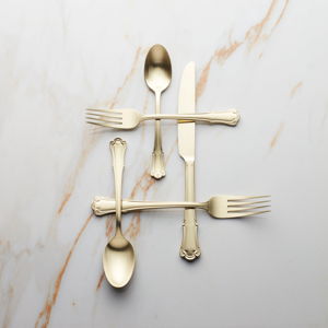 Champagne 20 Piece Flatware Set