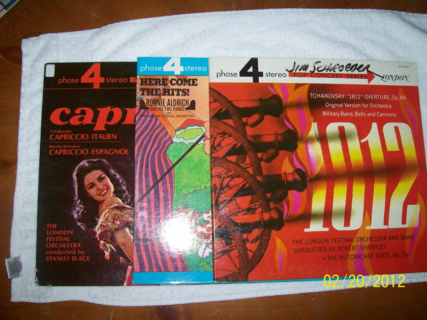 Phase 4 Stereo 5-pack - Capriccio!, 1812 Overture, Hair Goes Latin, Foreign Film Festival, Here Come the Hits