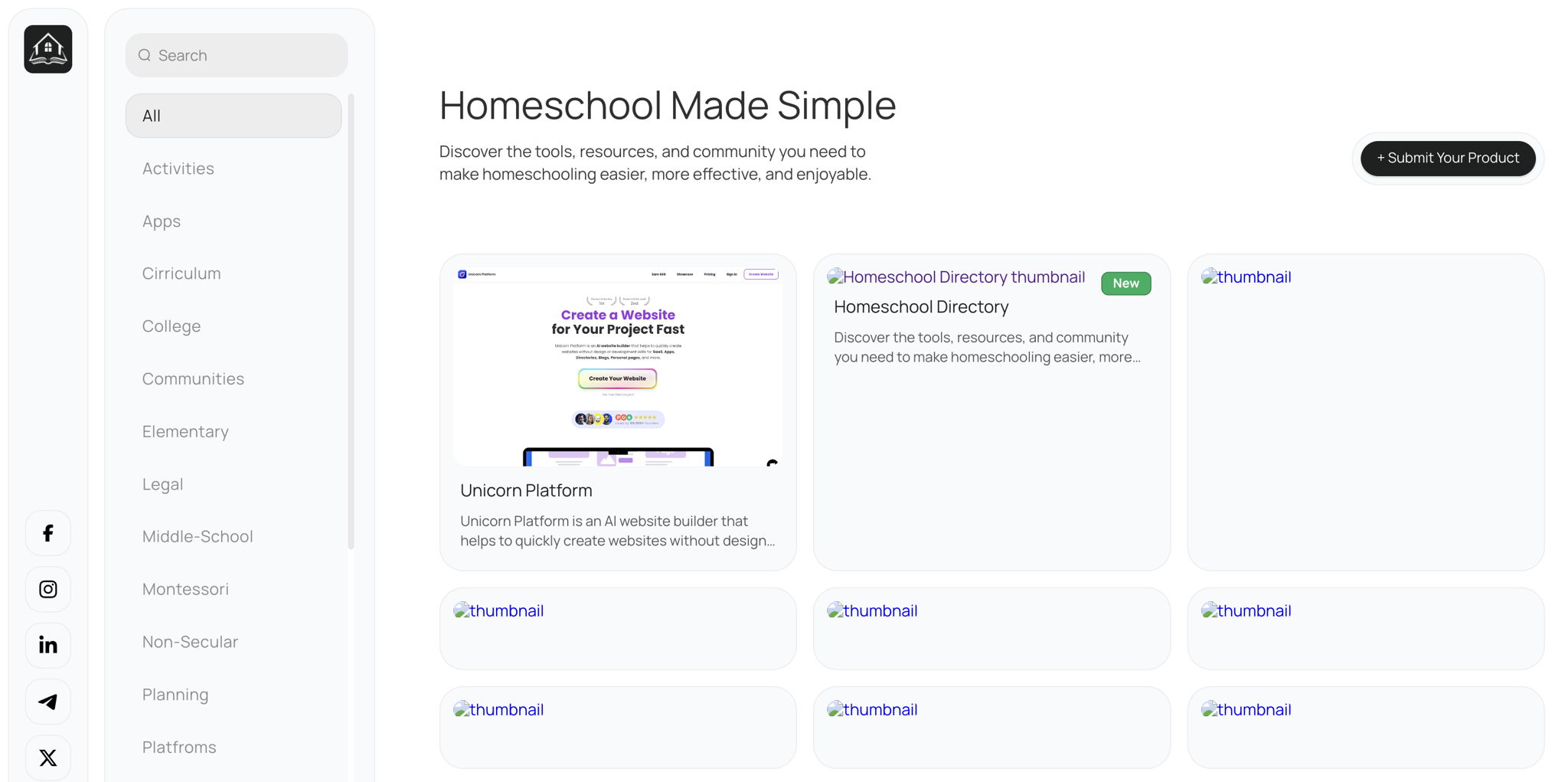 Homeschool Directory thumbnail