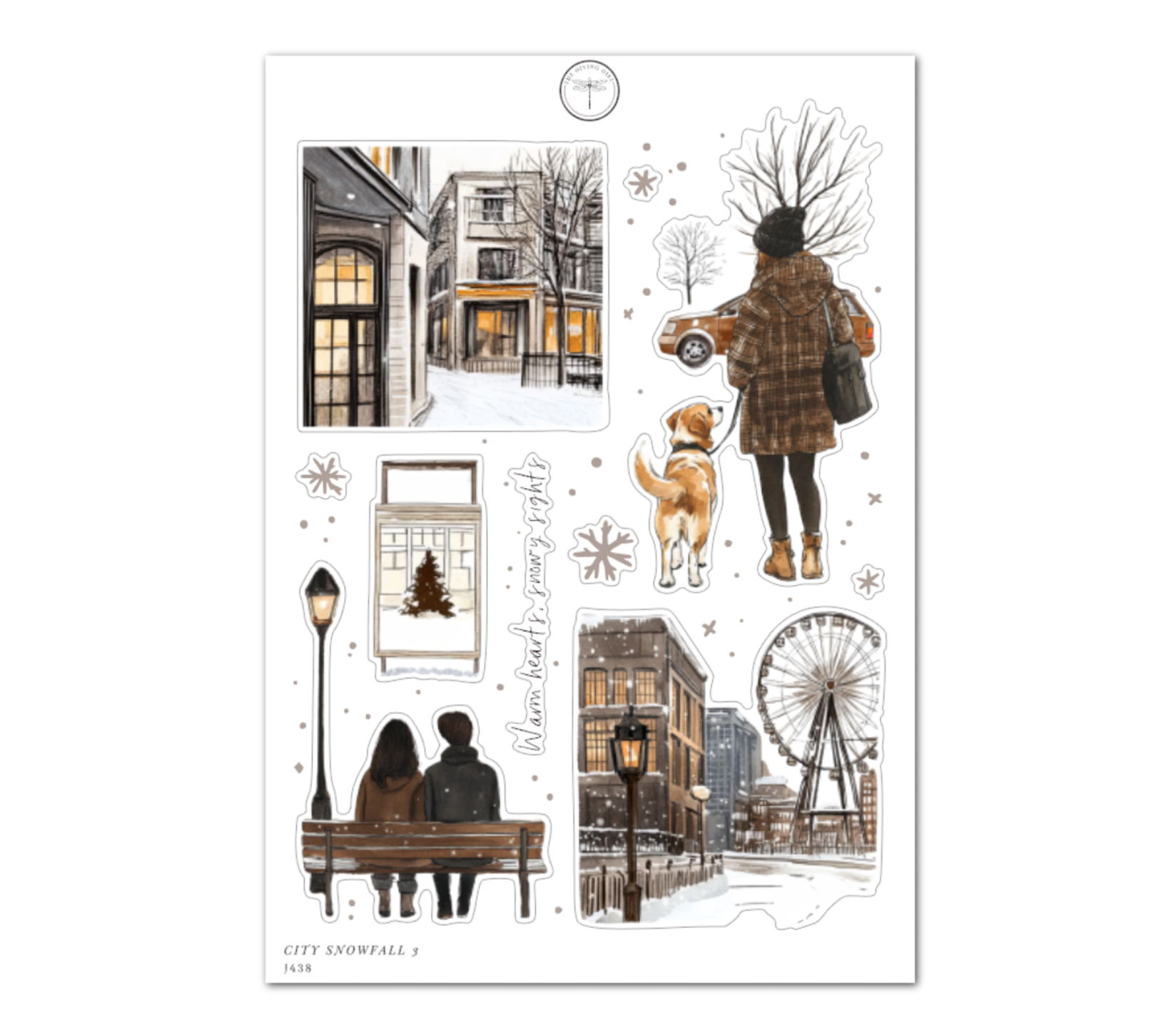 City Snowfall 3 – The Giving Girl