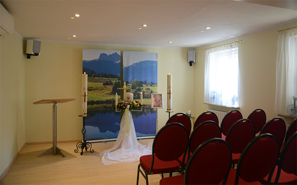 Trauersaal für Bestattungen in Sonthofen