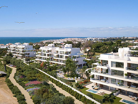  Siena
- Neubauprojekt Benalús
Wohnen direkt am Strand in Marbella