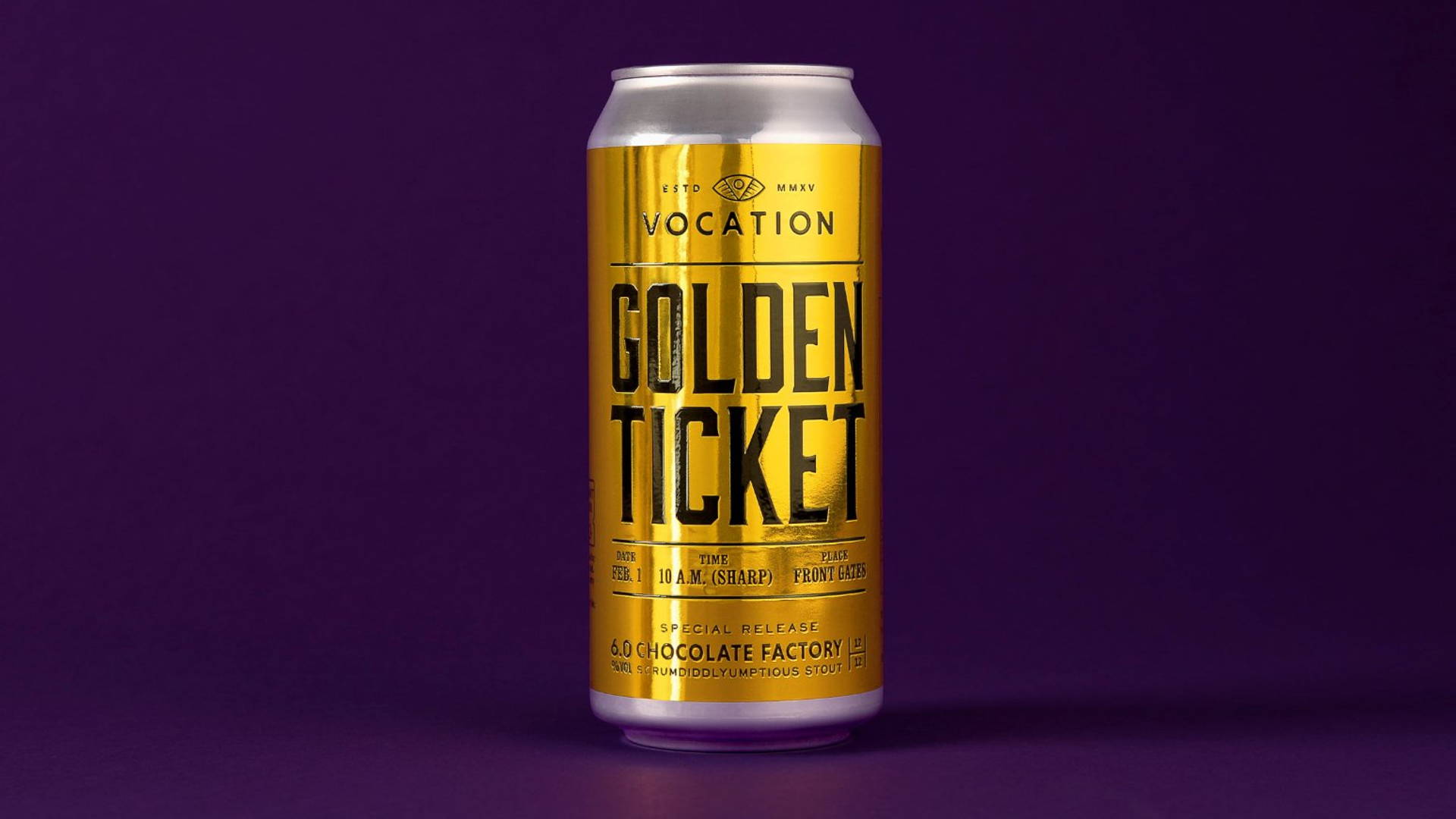 Featured image for Robot Food Goes Full Wonka On Vocation Brewery's Golden Ticket