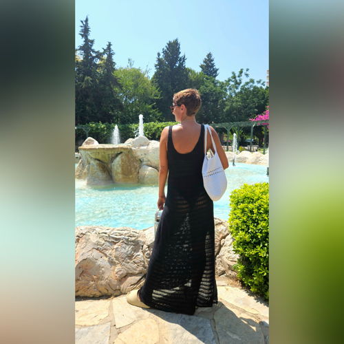 The maxi dress - crochet pattern
