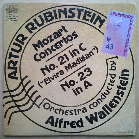 RCA | RUBINSTEIN/MOZART - Piano Concertos Nos. 21 & 23 ...