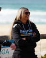 The EV2 Sportswear Champion Hoodie seen on Norths Devils Rugby League