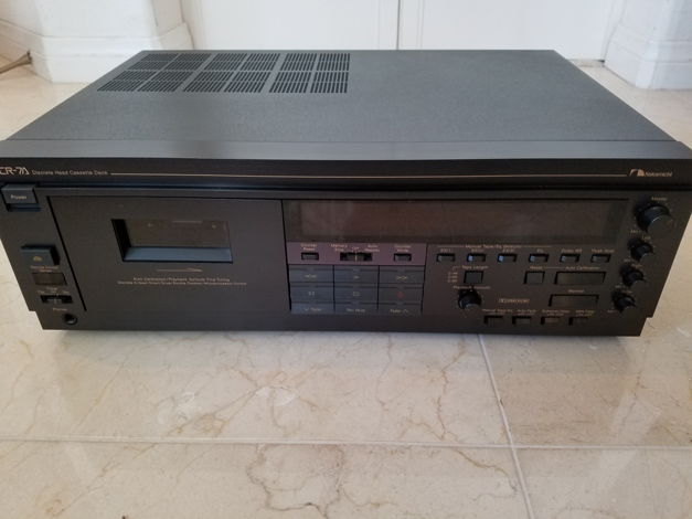 Nakamichi CR-7A Audiophile Cassette Player/ Remote/ Man...