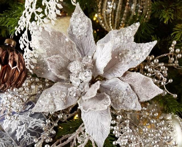 melrose tinseltown jeweled poinsettia