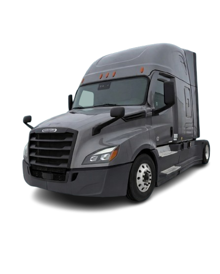 Empty truck stop at night — driver stranded with no dispatch